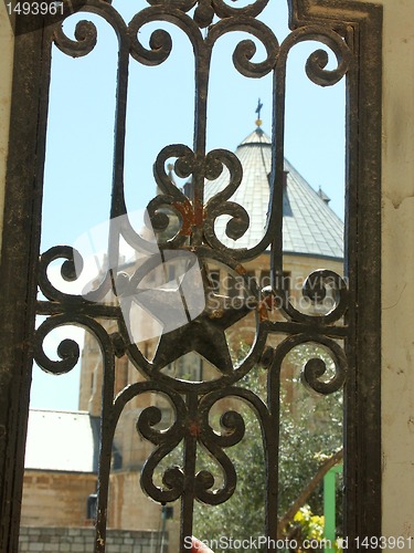 Image of Jerusalem church fence