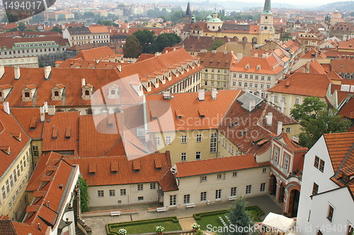 Image of Prague tile roofs