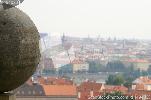 Image of Prague view and roofs