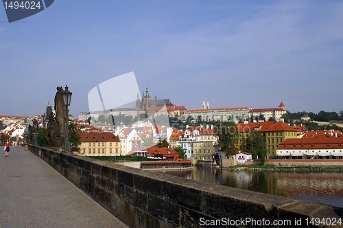 Image of Charles bridge and statues