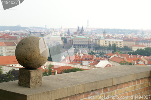 Image of Prague view and roofs