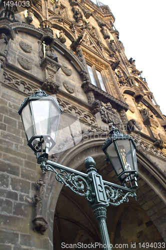 Image of Prague street lamps