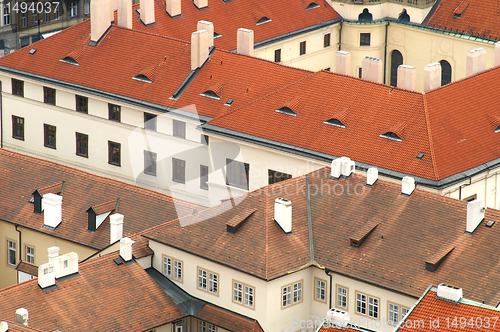 Image of Prague tile roofs