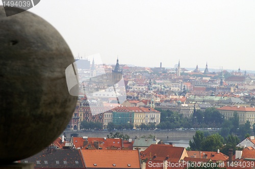 Image of Prague view and roofs