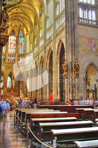 Image of prague cathedral interior