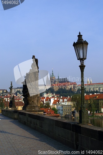 Image of Charles bridge and statues
