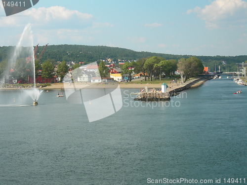 Image of The city Moss in Norway.