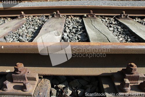 Image of train rails