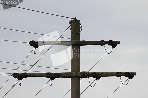 Image of old power lines