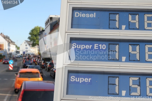 Image of gasoline price