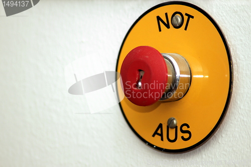 Image of Not - Aus Schalter