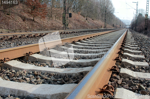 Image of train rails