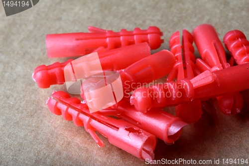Image of plastic dowels