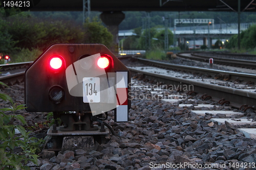 Image of railway signals