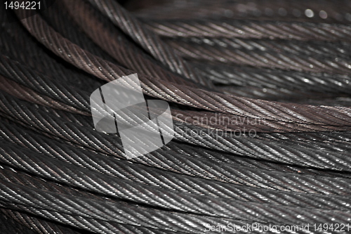Image of steel ropes