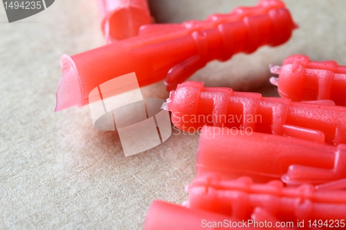 Image of plastic dowels