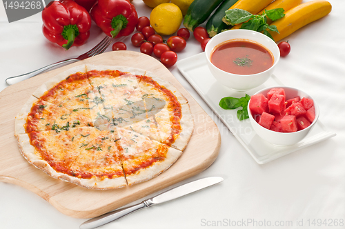 Image of Italian original thin crust pizza