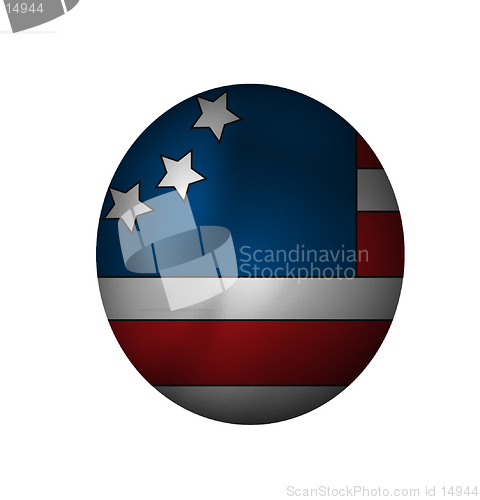 Image of colonial flag button