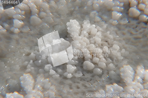 Image of The big crystal of salt of Dead Sea