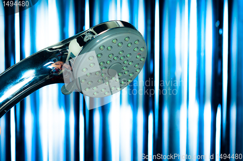Image of Shower and futuristic background