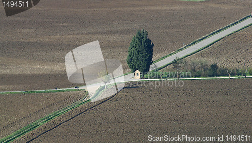 Image of Cross roads, rural chapel