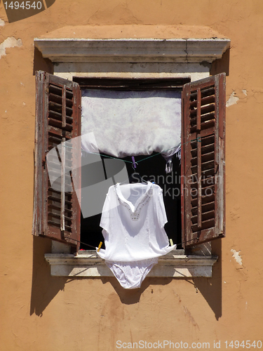 Image of Laundry hanging to dry