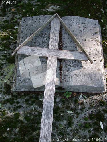 Image of Cross and Holy Bible
