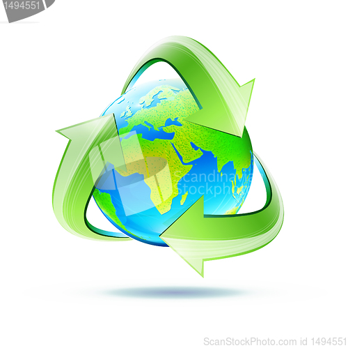 Image of  recycle symbol