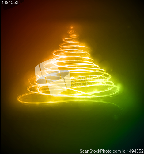 Image of Abstract Christmas tree 