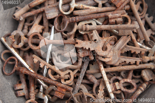 Image of Collection of old keys