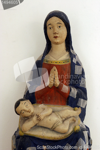 Image of Blessed Virgin Mary with baby Jesus