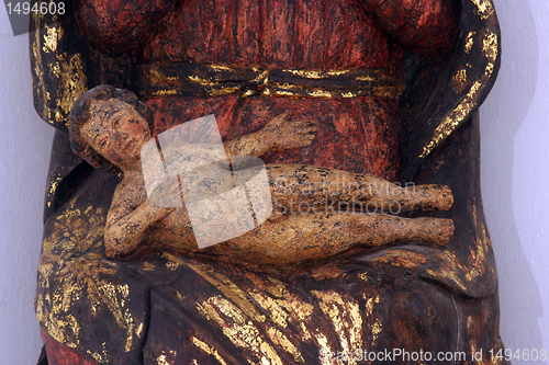 Image of Blessed Virgin Mary with baby Jesus