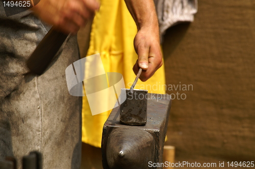 Image of A smith at work