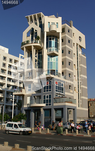 Image of Tel Aviv sea shore building