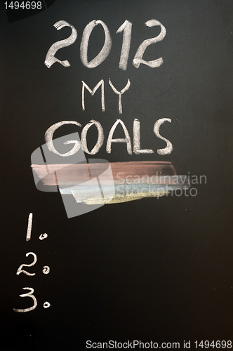 Image of 2012 New year goals