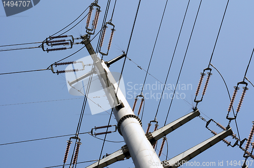 Image of High voltage transmission lines