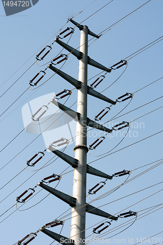 Image of High voltage transmission lines