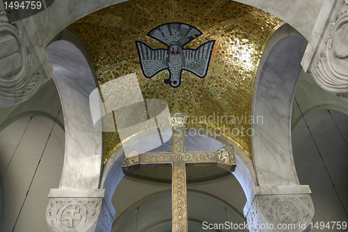 Image of Holy Spirit Bird and Cross