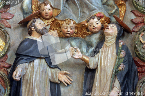 Image of St. Dominic and St. Catherine of Siena