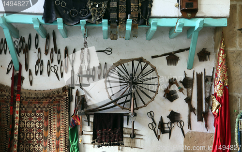 Image of Interior of arabic coffee bar, Sousse, Tunisia