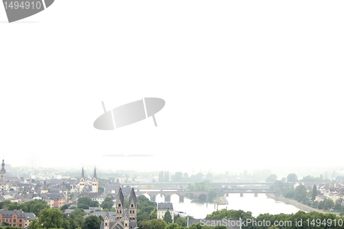 Image of german city koblenz isolated