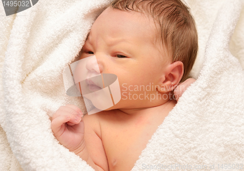 Image of sad baby