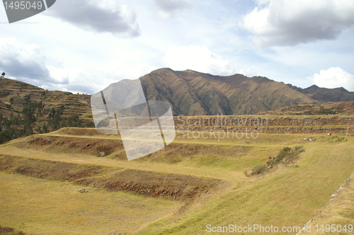 Image of Inca castle ruins in Chinchero