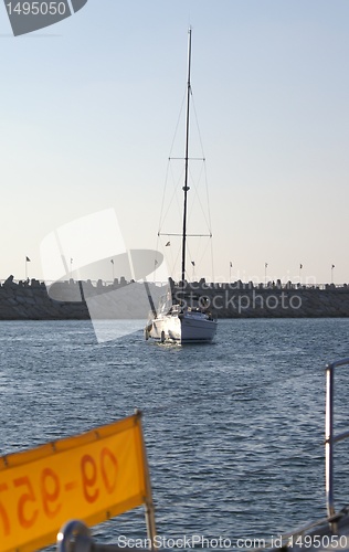 Image of A Yacht in Herzlia marina