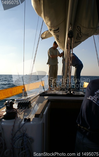 Image of Travel on a yacht