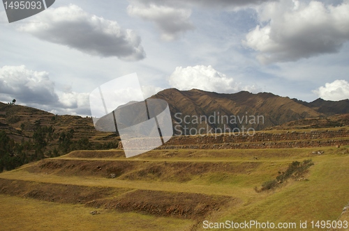 Image of Inca castle ruins in Chinchero