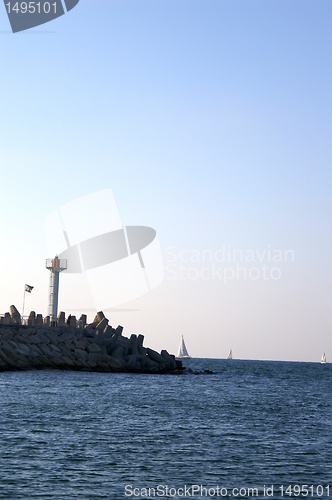 Image of A lighthouse in Herzlia marina