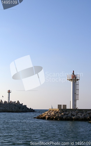 Image of A lighthouse in Herzlia marina