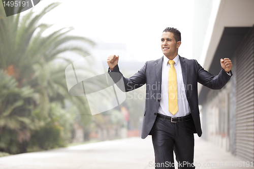 Image of Successful young businessman