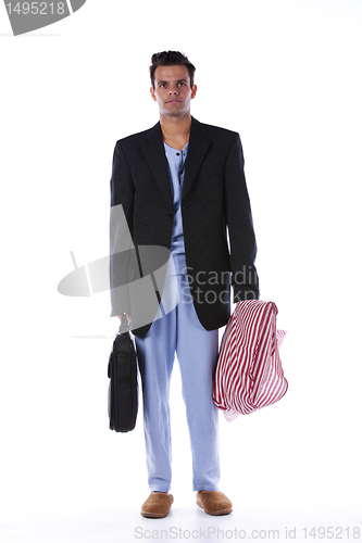 Image of Man with nightclothes